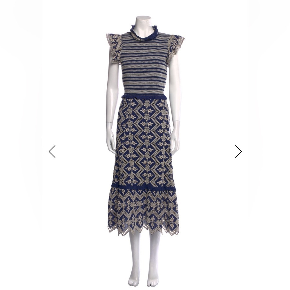 SEA New York striped long dress - Picture 3 of 5